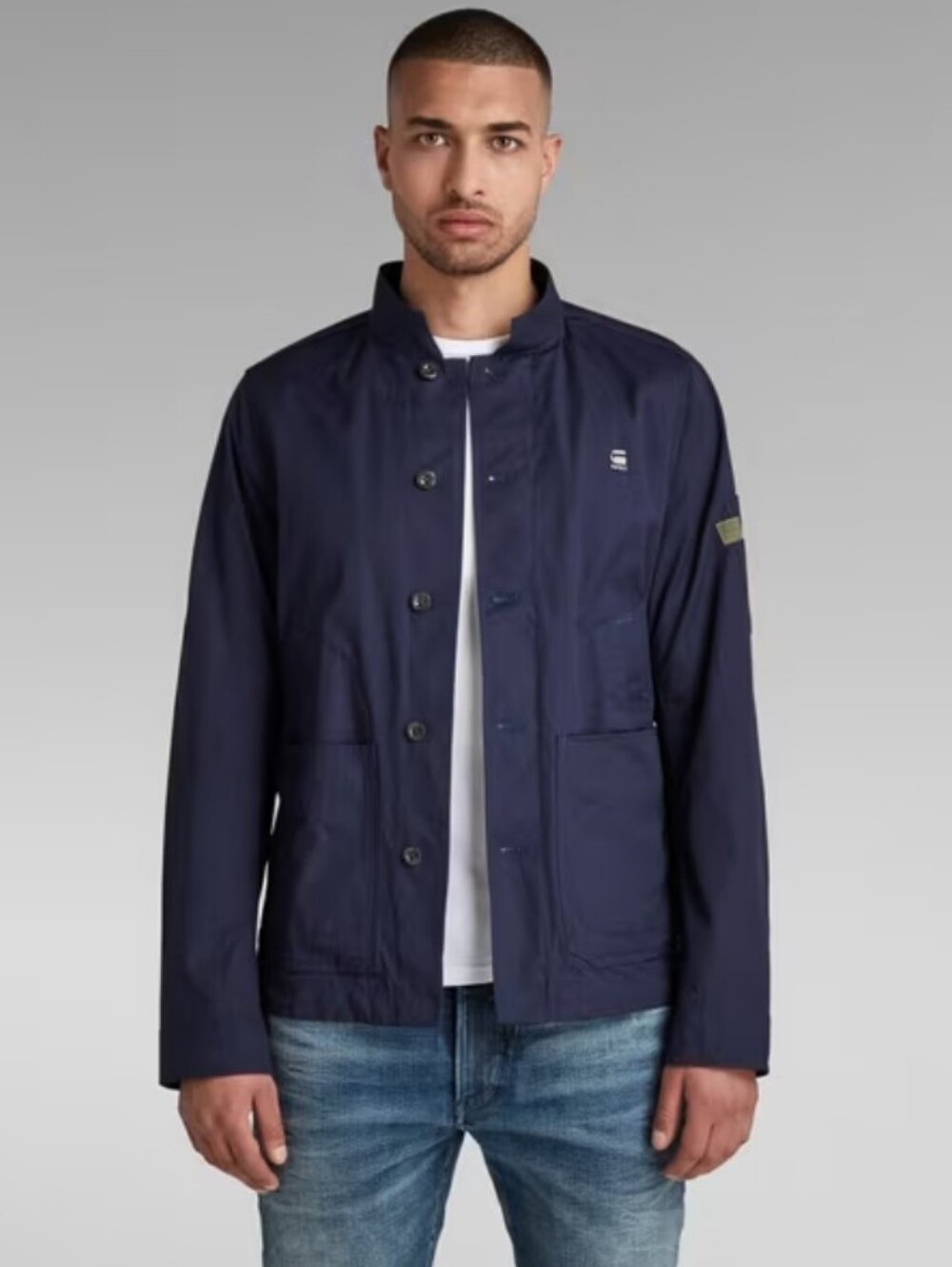 G-Star RAW Worker Ripstop Utility Indoor Jacket Navy Blue Gorpcore XXL